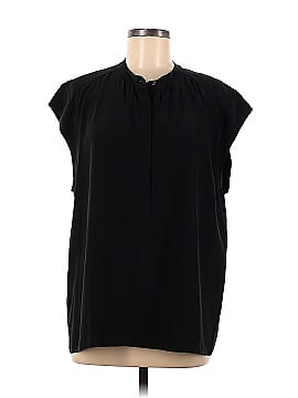R | Label Short Sleeve Blouse (view 1)