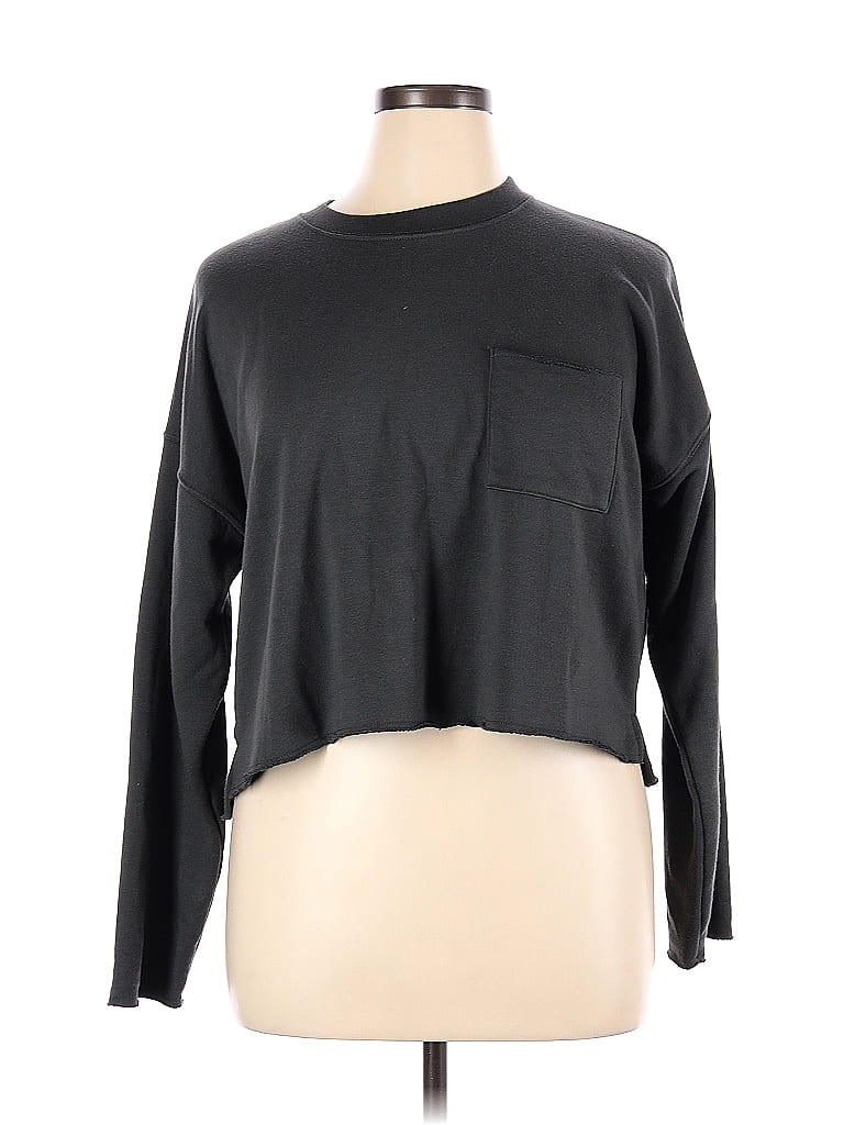 Aerie Black Sweatshirt Size XL - photo 1