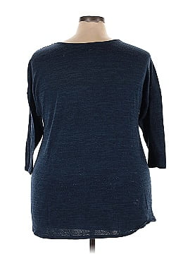 French Blu Long Sleeve Top (view 2)