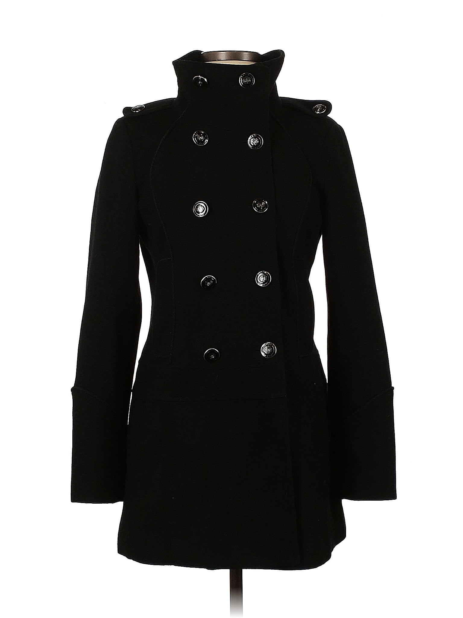Guess Gray Polyester Coat