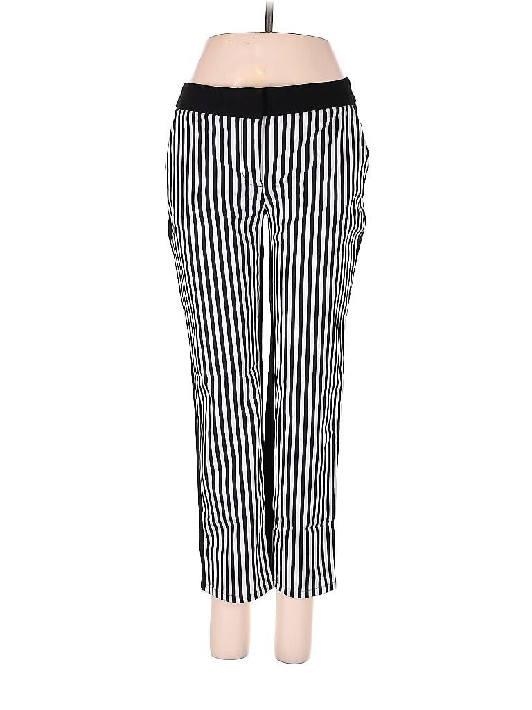 Chico's Stripes Chevron Black Dress Pants Size XS (000) - photo 1