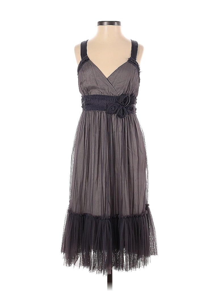 Moulinette Soeurs 100% Nylon Gray Casual Dress Size 2 - photo 1