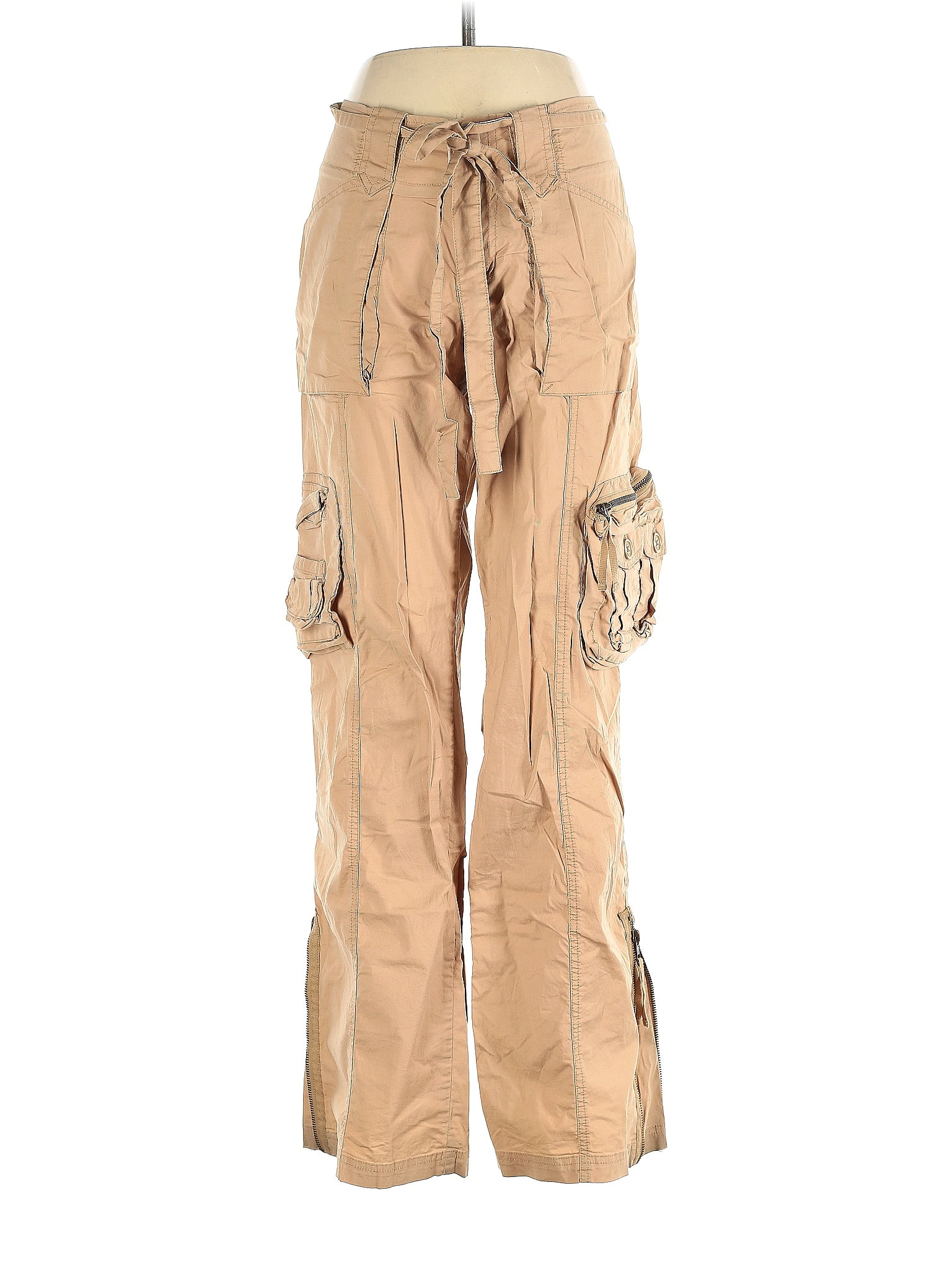 Hollister Solid Tan Cargo Pants Size 1 60 off thredUP