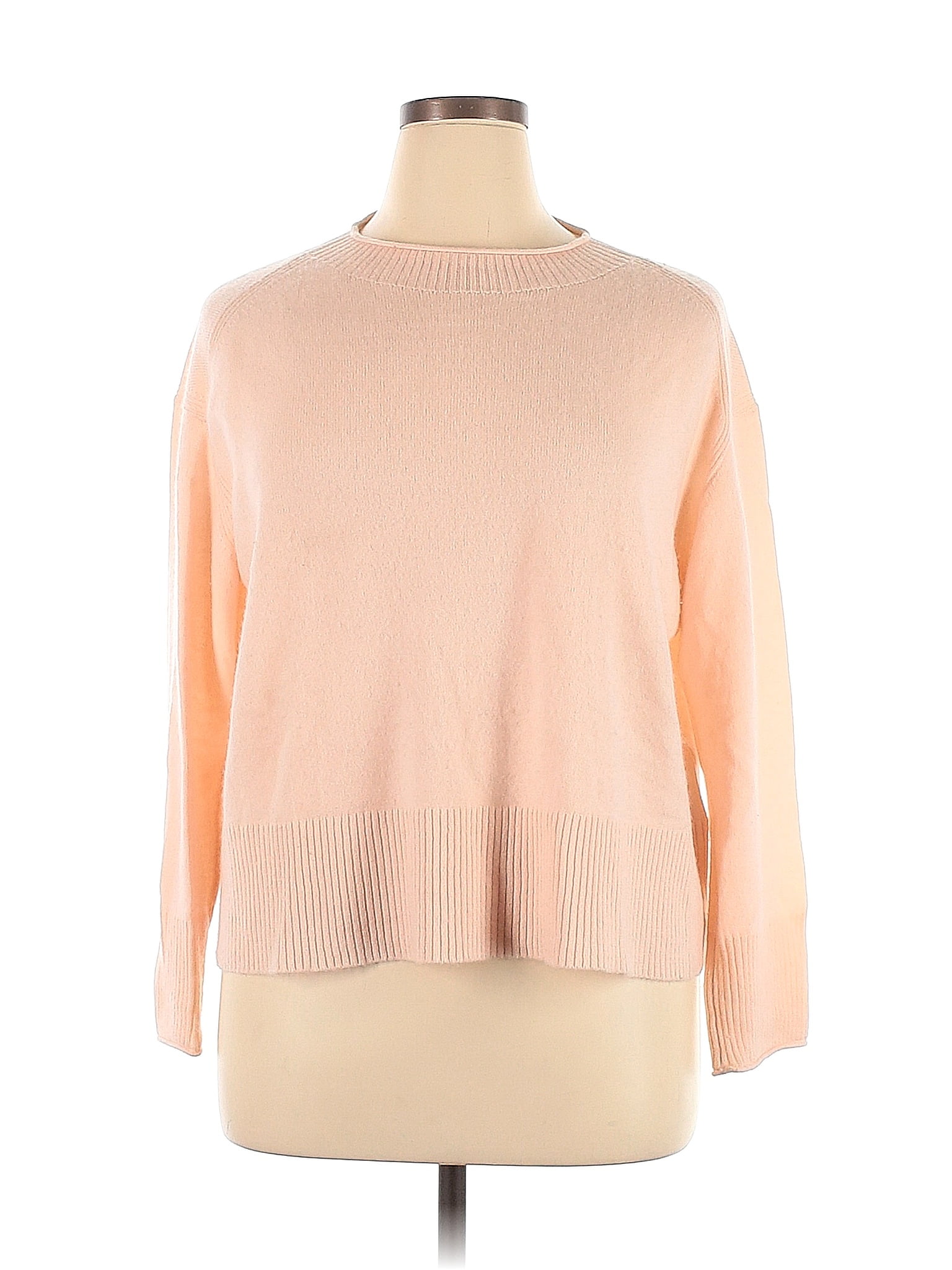 Maglione J.Crew 100% Cashmere Uomo Taglia L - Nuovo Con Etichette - Marrone Con Motivo Occhi Di Uccellino