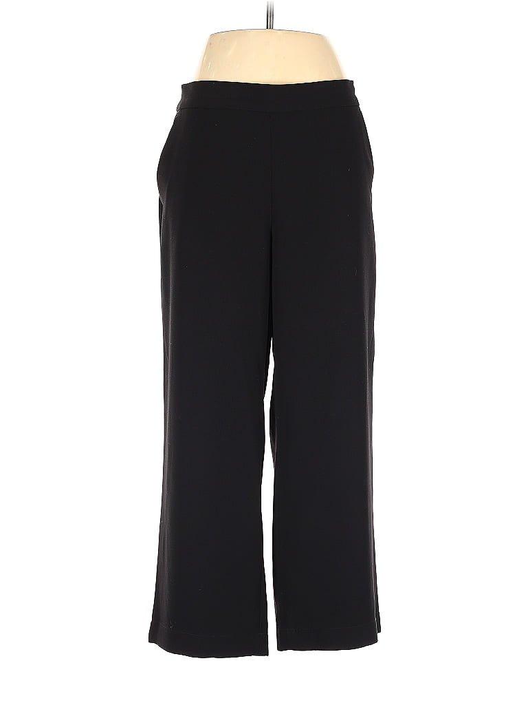 Ann Taylor Loft 100% Polyester Black Casual Pants Size M - 77% Off 