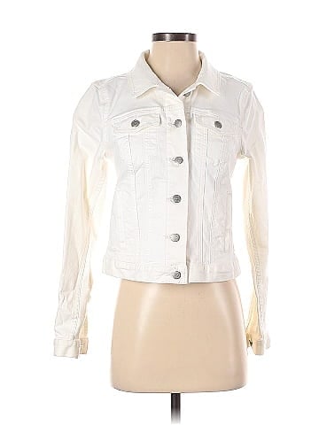 Ann taylor clearance white denim jacket