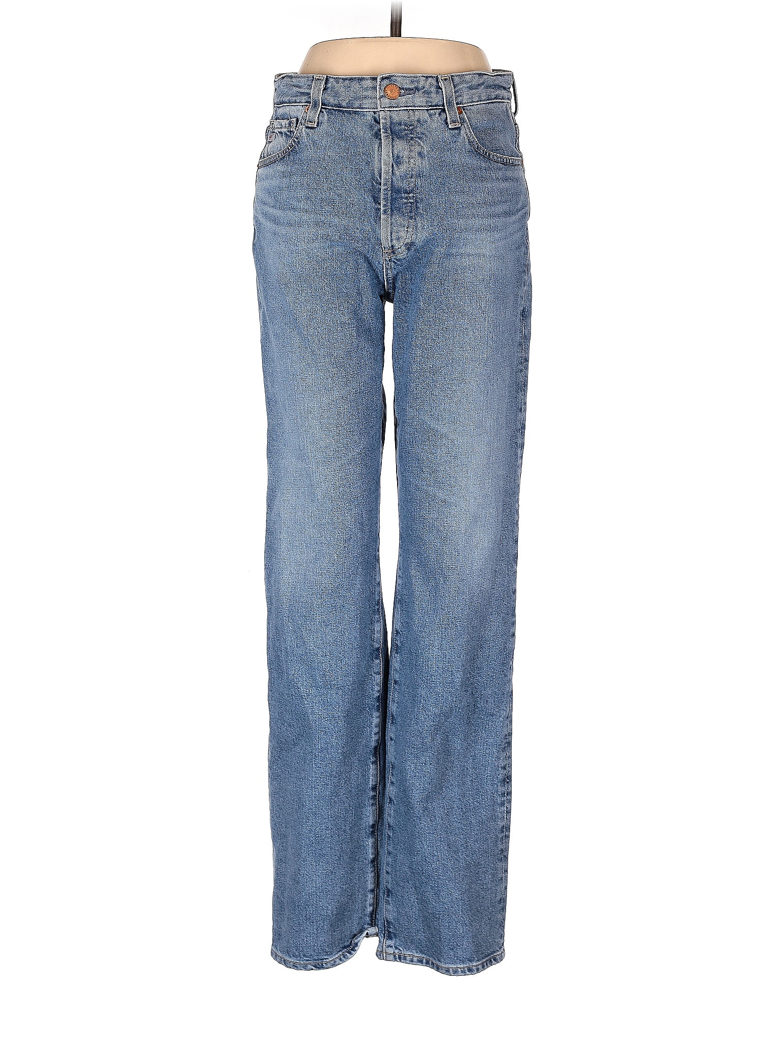 Adriano Goldschmied Solid Blue Jeans 28 Waist - 79% off | thredUP