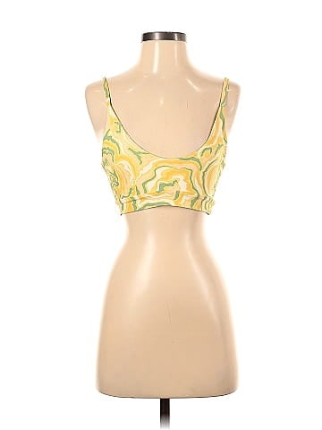 Dazey LA Yellow Sports Bra Size S - 70% off