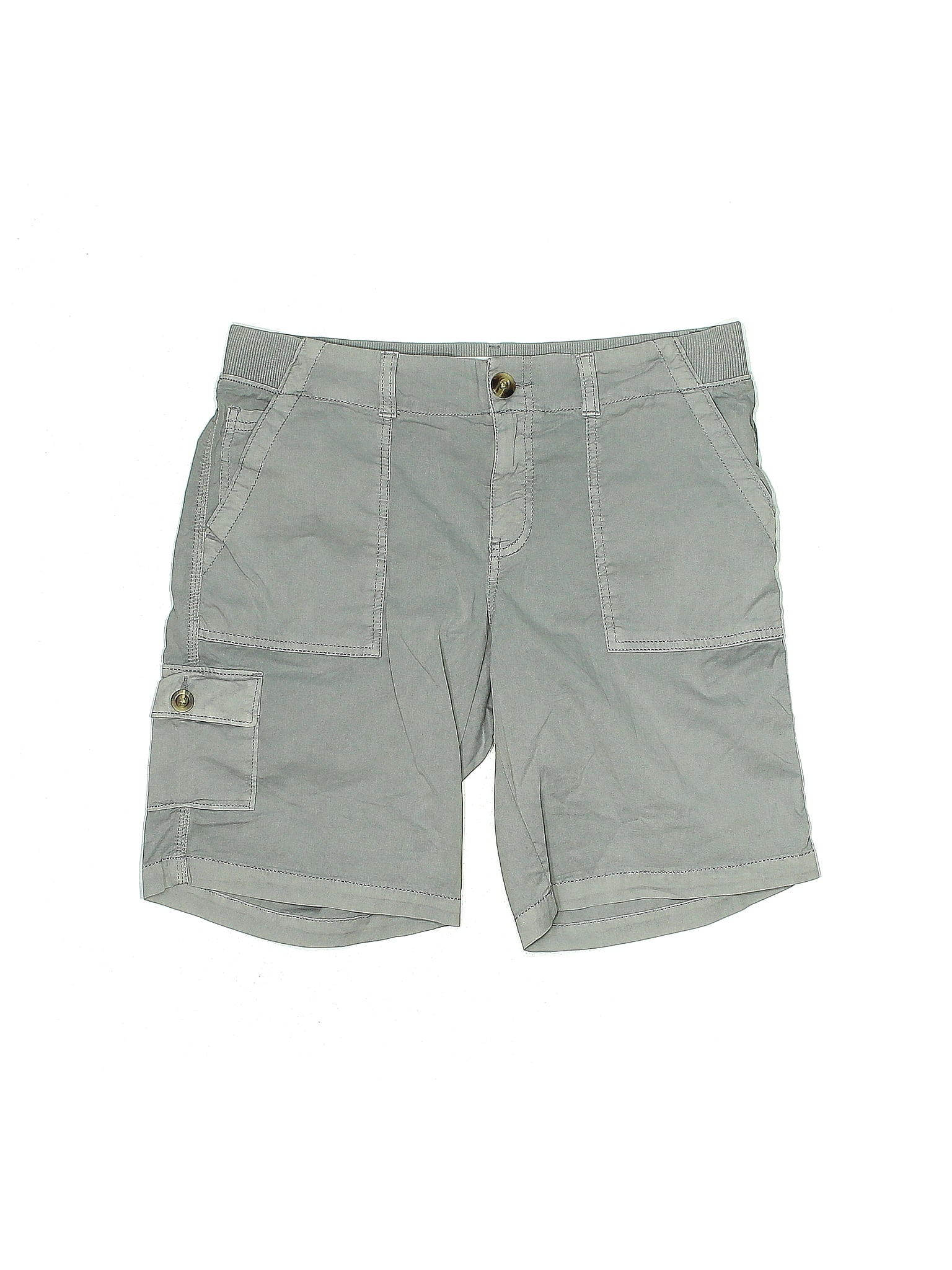 Sonoma Goods for Life Solid Gray Green Cargo Shorts Size 10 40 off