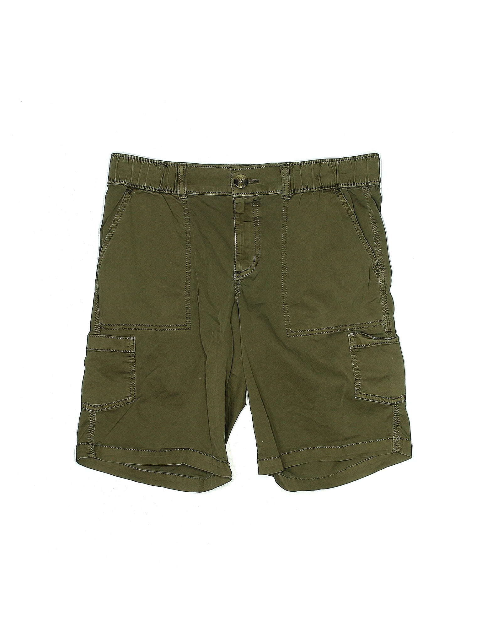 Sonoma Goods for Life Solid Green Cargo Shorts Size 10 40 off thredUP