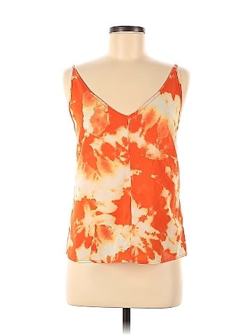 Thakoon Collective Orange Tie Dye Slip Tank (view 1)