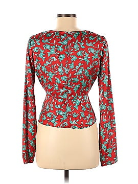 Love, Whit by Whitney Port Red Floral Crop Top (view 2)