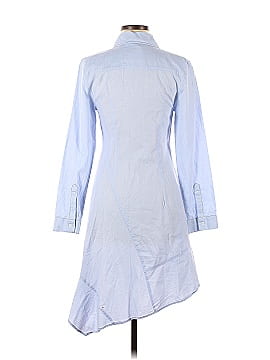 Koché Blue Asymmetrical Shirt Dress (view 2)
