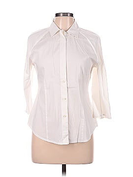 PaperWhite Long Sleeve Button-Down Shirt (view 1)