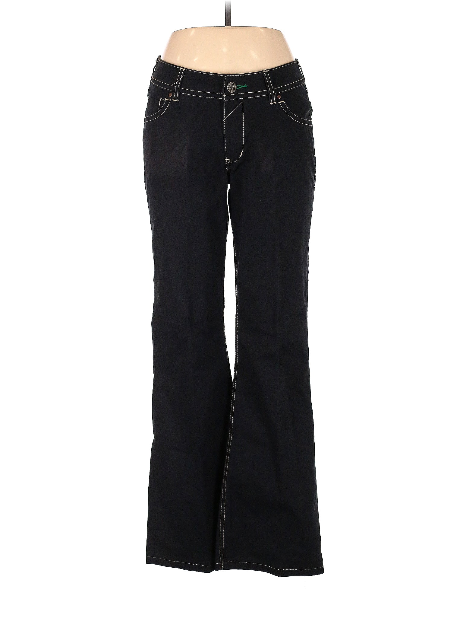Worn Solid Black Jeans Size 10 - 63% off | thredUP