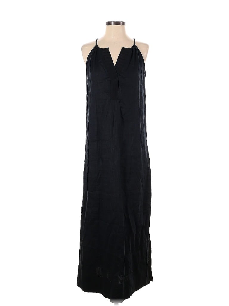 J.Crew 100% Linen Solid Black Casual Dress Size S (Petite) - 77% off ...