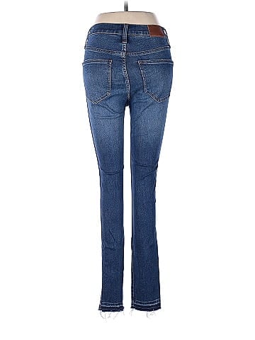 Madewell 10” High store Rise Skinny Jeans Drop Hem Edition Blue NWT Women’s Size 23