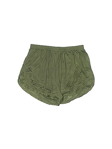 SOFFE 100% Nylon Solid Green Shorts Size L - 36% off