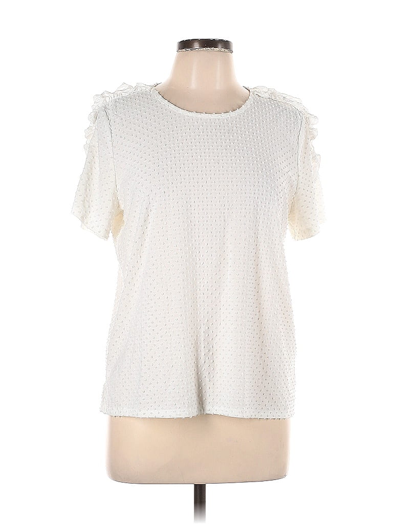ACEWIN Short Sleeves Plaid Collar Blouse (Free Size) 110297