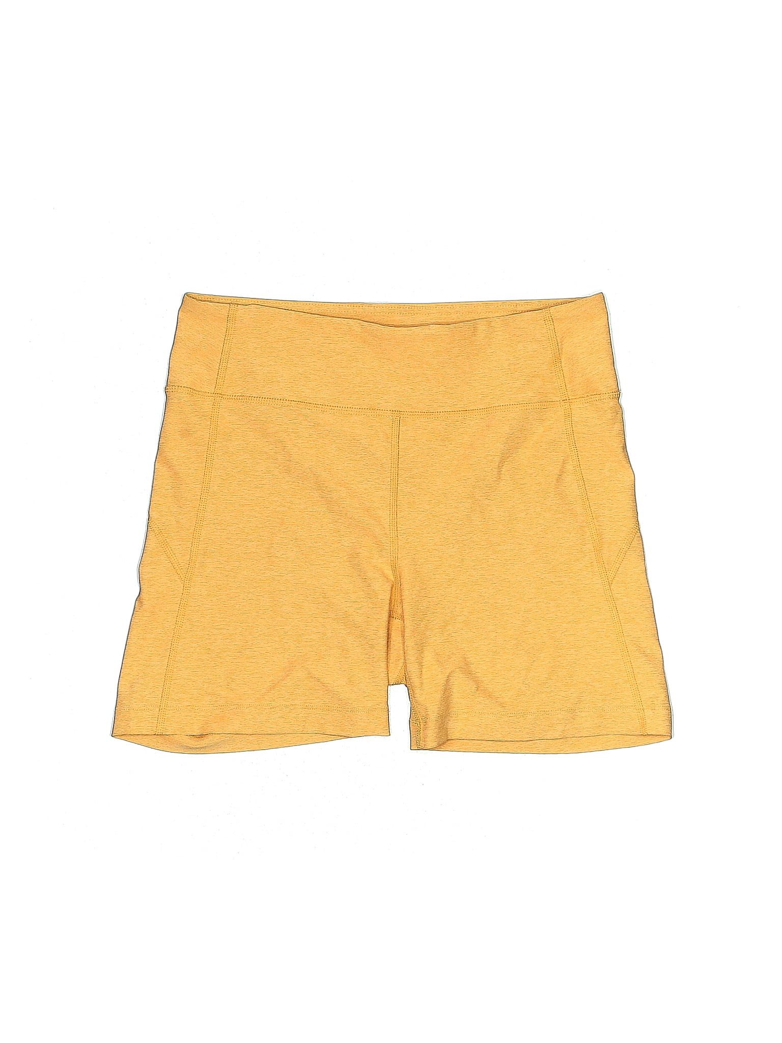 Outdoor Voices Solid Yellow Athletic Shorts Size S - 54% off