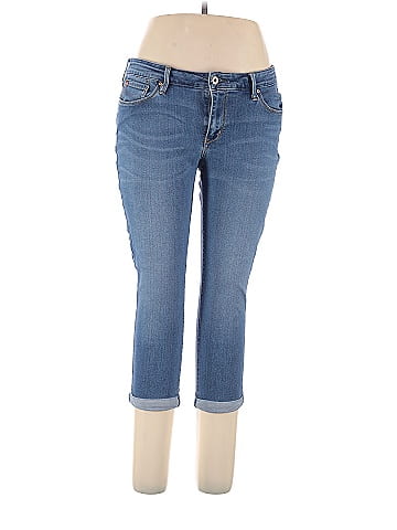 Denizen from Levi's Solid Blue Jeans Size 14 - 50% off