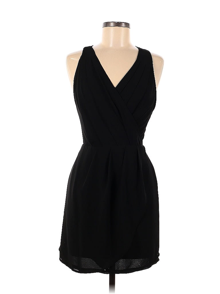 TOBI 100% Polyester Solid Black Casual Dress Size M - 80% off | ThredUp