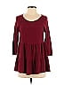 Knitted & Knotted Burgundy Pullover Sweater Size S - photo 1