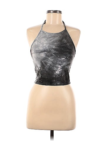 brandy melville black halter top