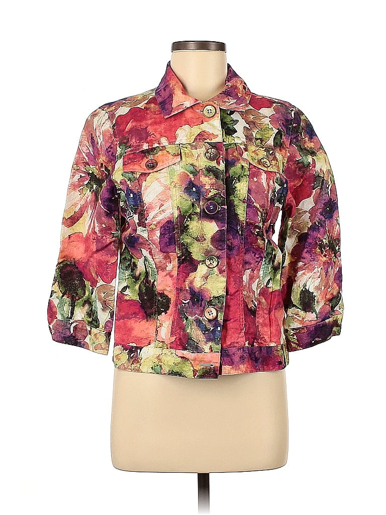 The Pink Denim Jacket / Tropical Capri
