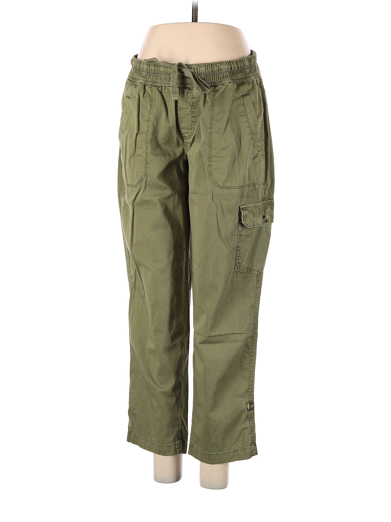 Sonoma Goods For Life Solid Green Cargo Pants Size 8 56 Off Thredup 5274