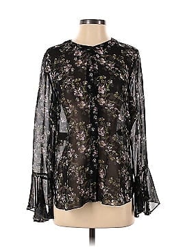 Rachel Roy Collection Sheer Floral Blouse (view 1)