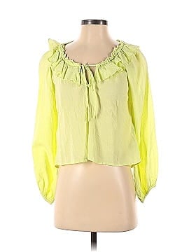 Love, Whit by Whitney Port Citron Ruffle Blouse (view 1)