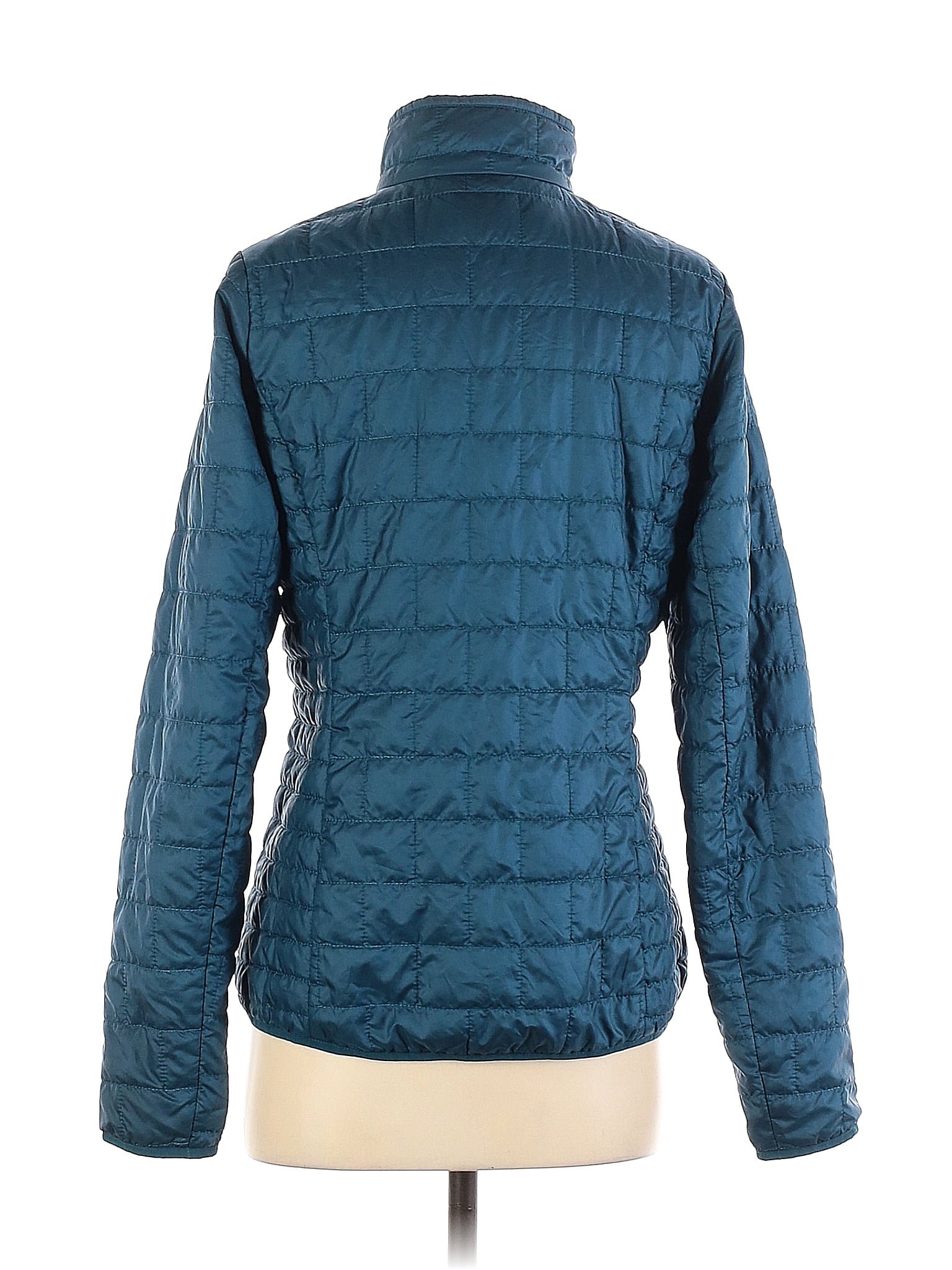 Patagonia 100% Polyester Solid Teal Jacket Size S - 28% off
