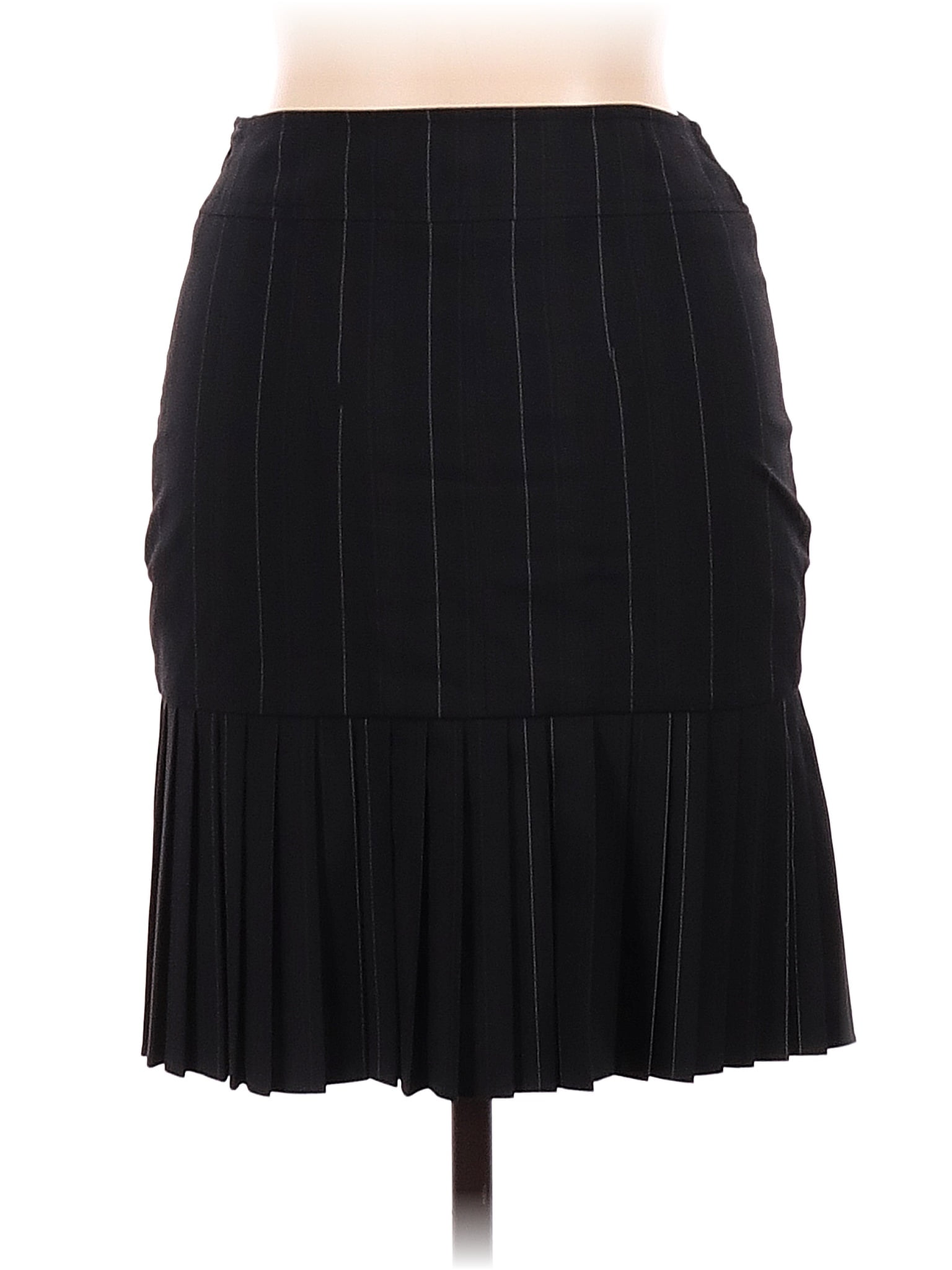 Avenue Montaigne Stripes Black Casual Skirt Size Med 2 85 off