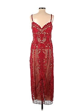 Catherine Deane Red Lace Lena Dress (view 2)
