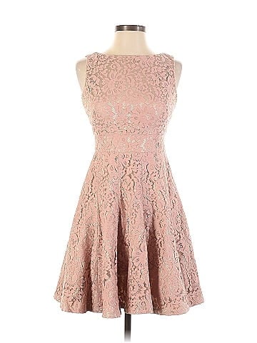 Eliza j outlet pink lace dress