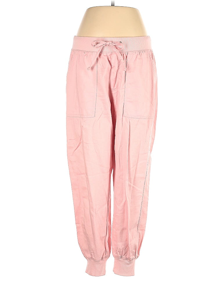 Gap 100 Cotton Solid Pink Velour Pants Size M 68 off thredUP