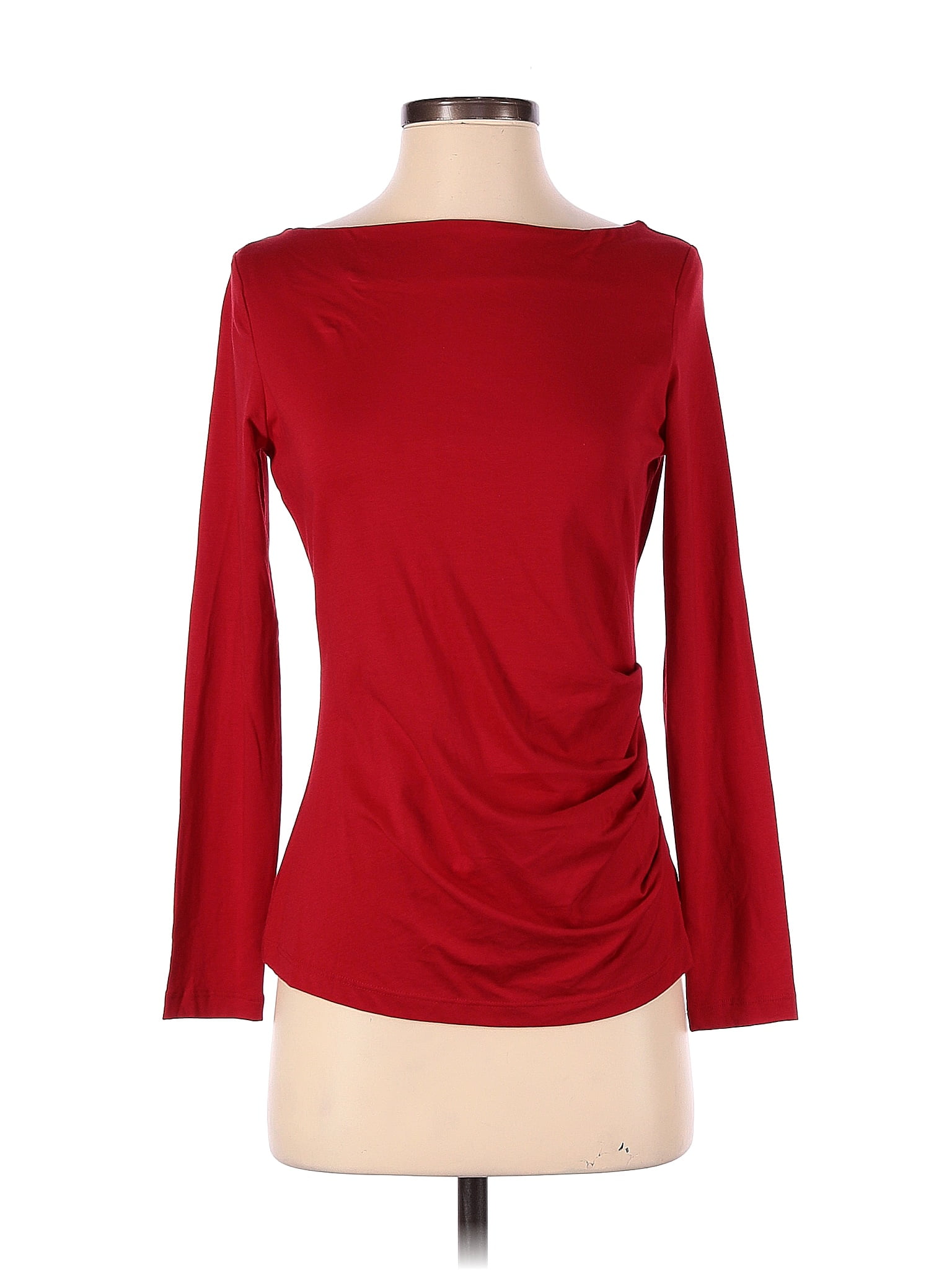 Anatomie Solid Red Long Sleeve Blouse Size XS - 78% off | thredUP