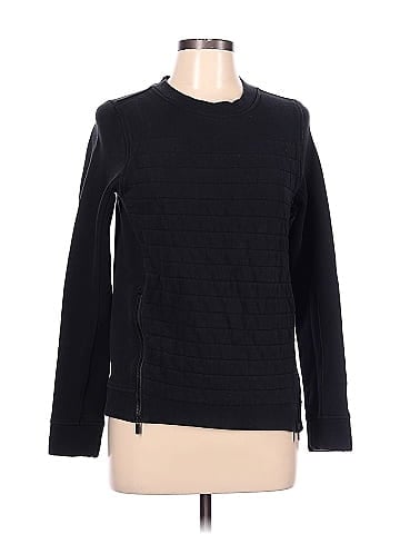 Lululemon Athletica Solid Black Sweatshirt Size 10 - 60% off