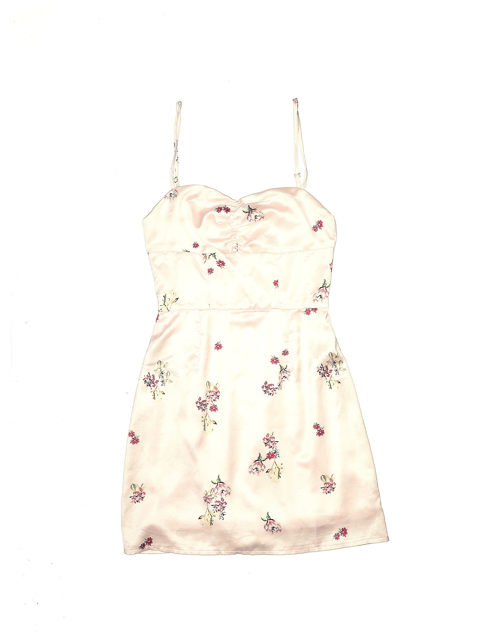 Princess Polly Floral Ivory Cocktail Dress Size 0 - 62% off | thredUP