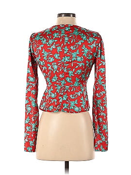 Love, Whit by Whitney Port Red Floral Crop Top (view 2)
