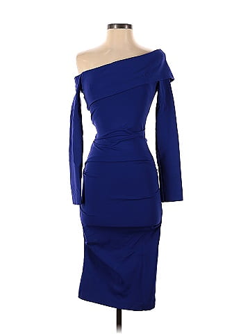 Nicole miller 2025 royal blue dress