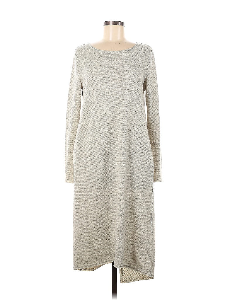 Moth Solid Gray Casual Dress Size S - 71% off | thredUP