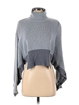 Cedric Charlier Blue Ombre Turtleneck (view 1)