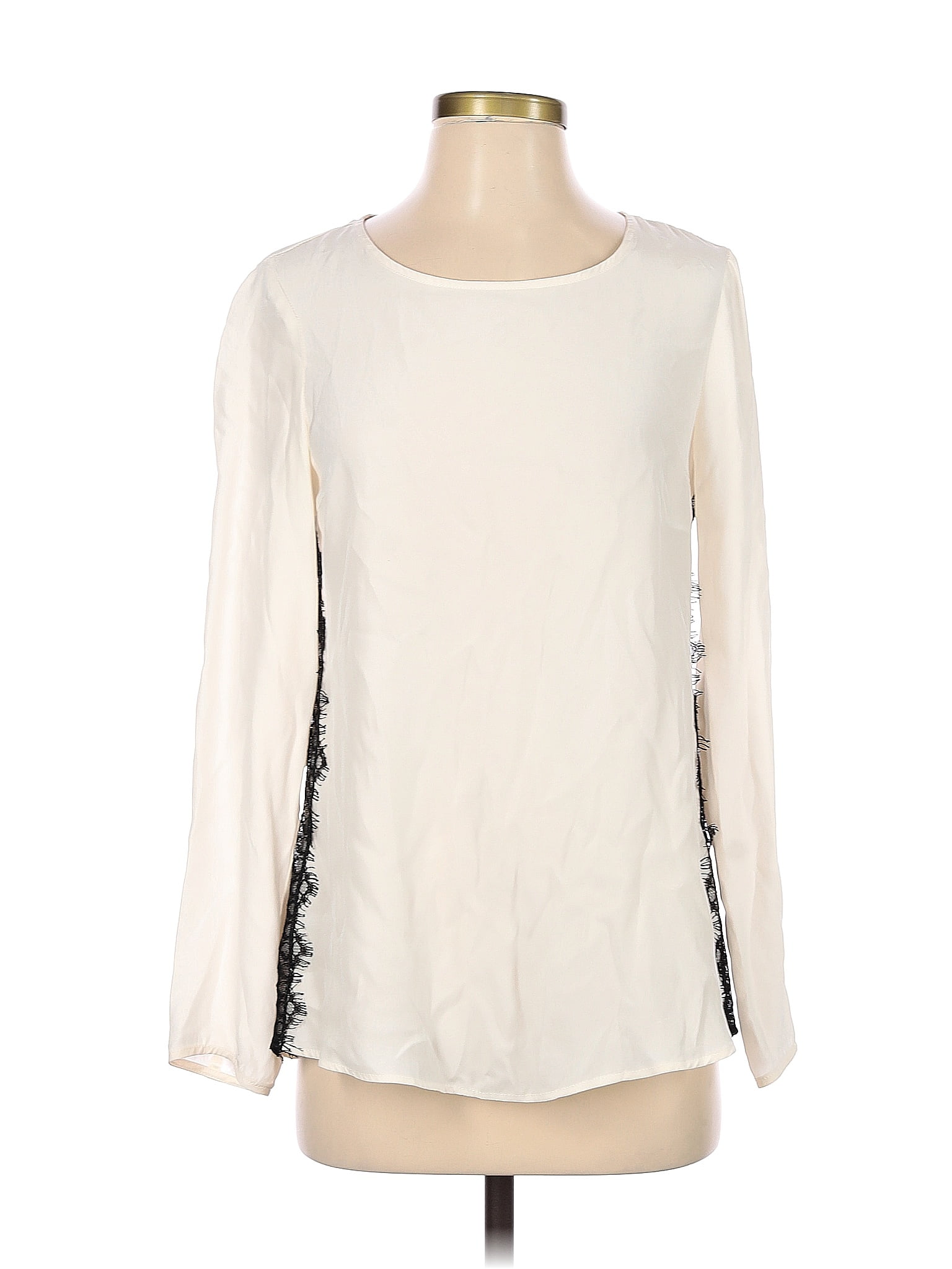 White Drew Blouse main image 1