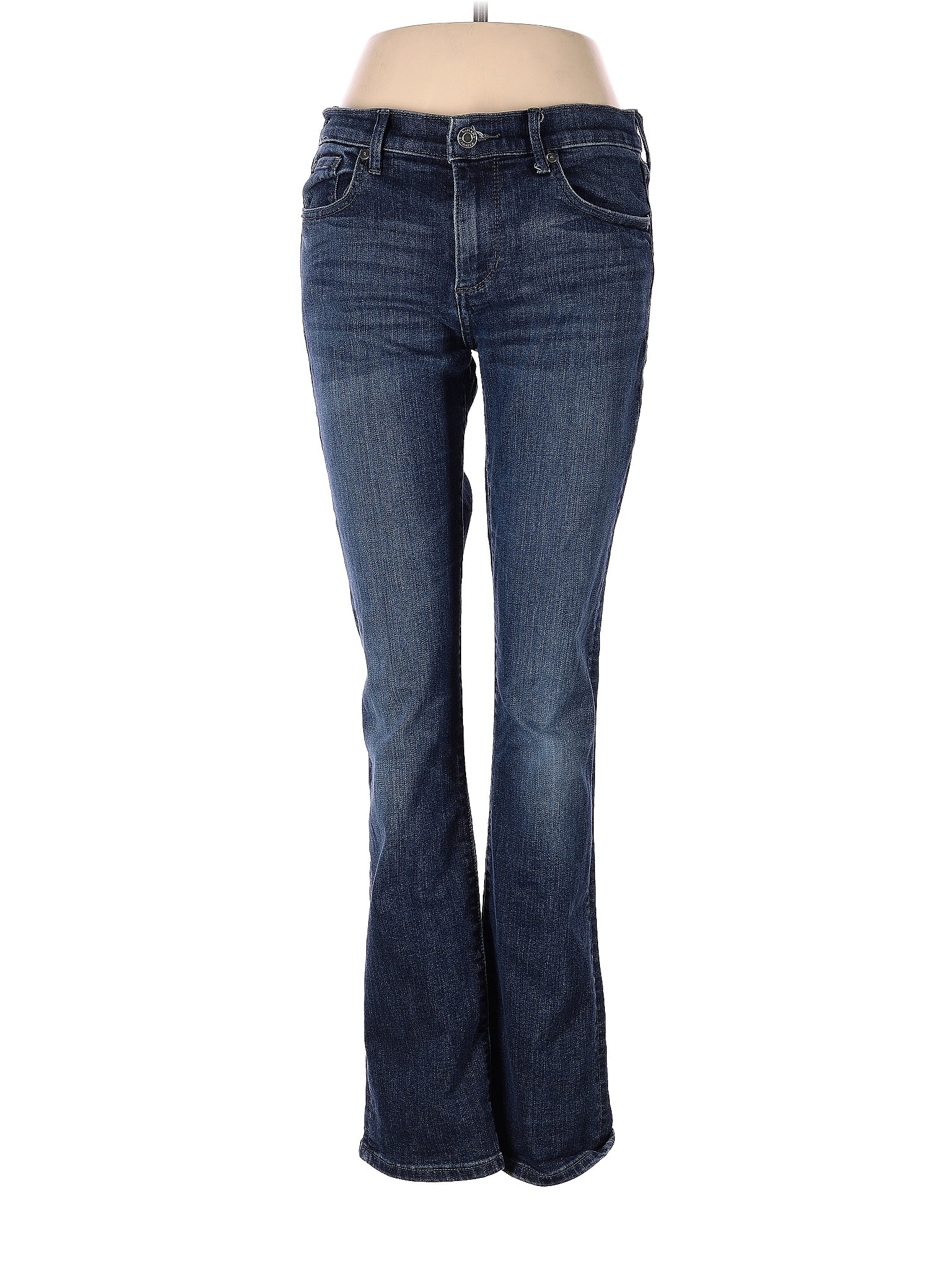 Banana Republic Solid Blue Jeans 28 Waist - 74% off | thredUP