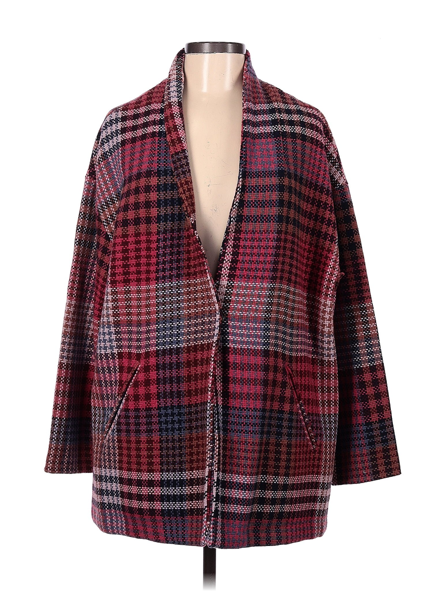 Rachel Zoe Plaid Multi Color Red Cardigan Size M - 77% off | thredUP