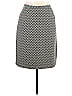Le Suit 100% Polyester Houndstooth Argyle Tweed Chevron-herringbone Graphic Gray Tan Formal Skirt Size 12 (petite) - photo 1