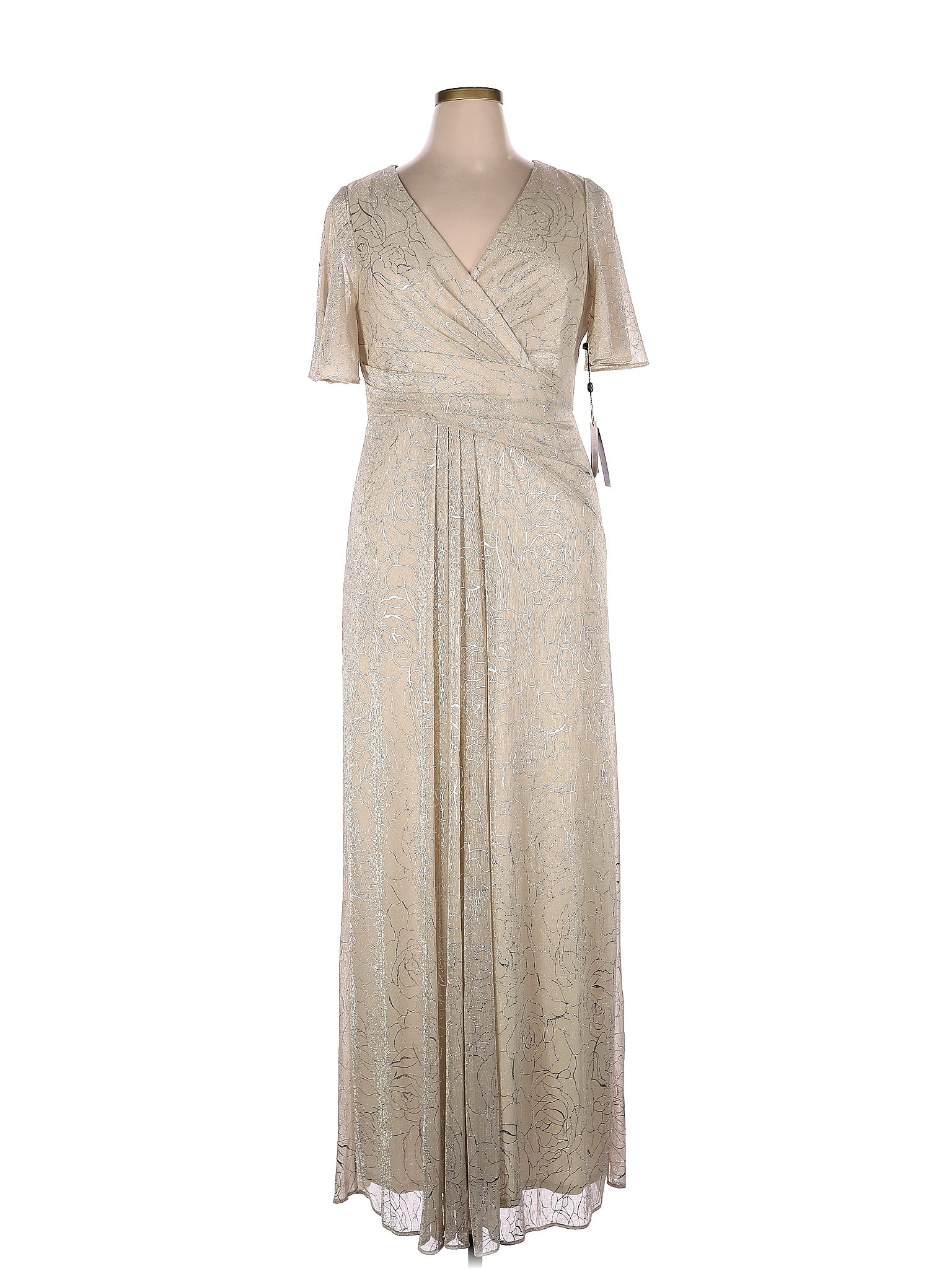 casual church dresses Long Floral for Women 2026 Business Tie Waist Maxi Boho exclude-stamped Size:34/30 Business Blue Dress Pearl
