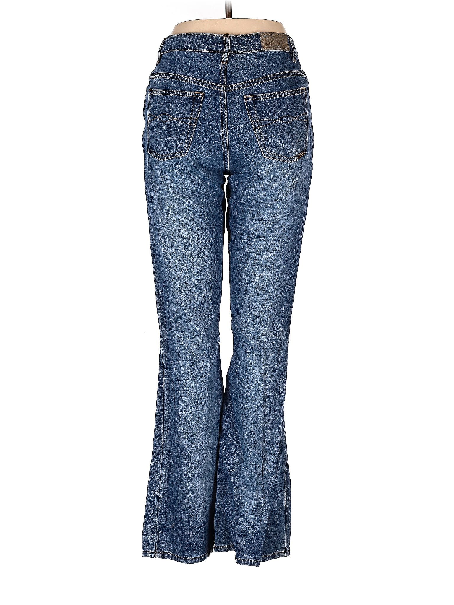Blue Asphalt 100% Cotton Solid Blue Jeans Size 7 - 64% off